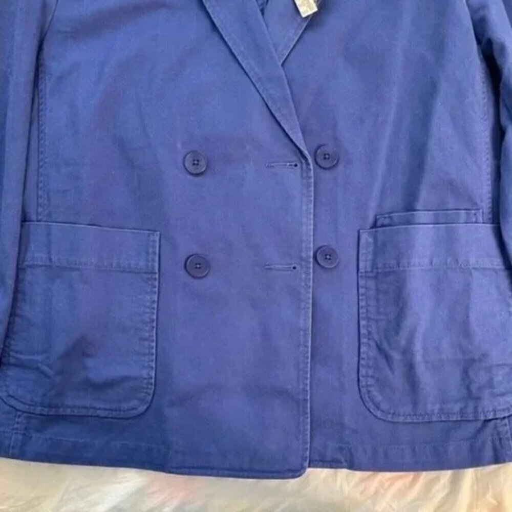 Madewell Crossover Chino Blazer Bluestone Size Large NWT - Picture 4 of 7